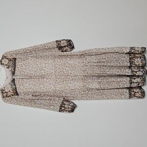 Billabong Tiered Floral Maxi Dress Lightweight Resortwear‎ Beach Size Small